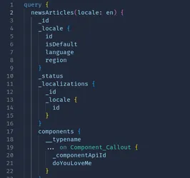 GraphQL API